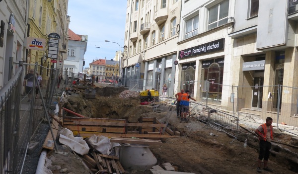 Rekonstrukce tramvajové tratě v ulici Zbrojnická v Plzni